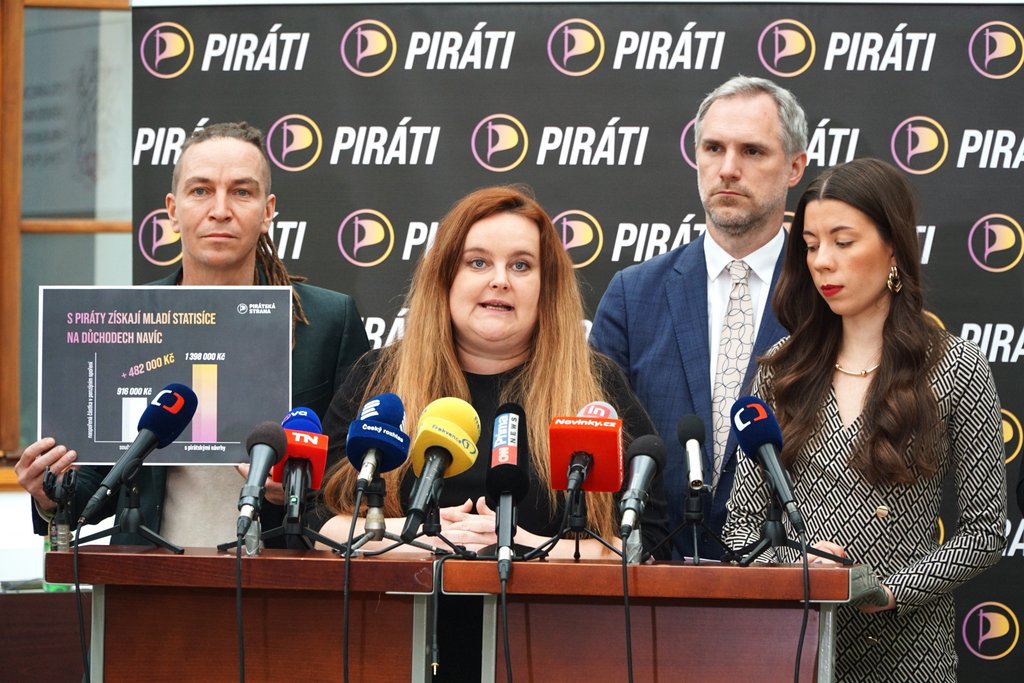 Piráti předkládají konkrétní návrhy, které pomohou mladým lidem k vyšším důchodům. Penzijní fondy mohou lidem vydělat až o půl milionu víc