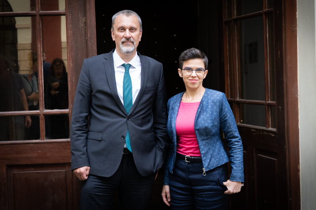 Michal Šalomoun a Olga Richterová